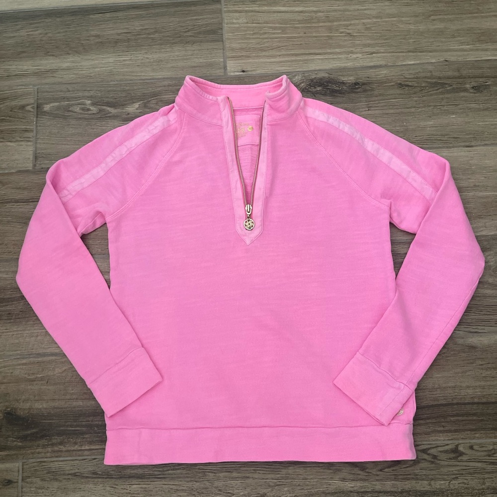 Lilly Pulitzer Ashlee Half Zip Long Sleeve Pullover